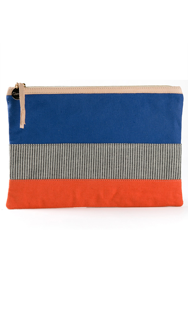 Flat Canvas Clutch